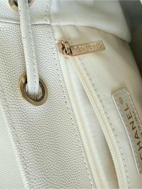 Cream Mini Backpack Gold main image 9
